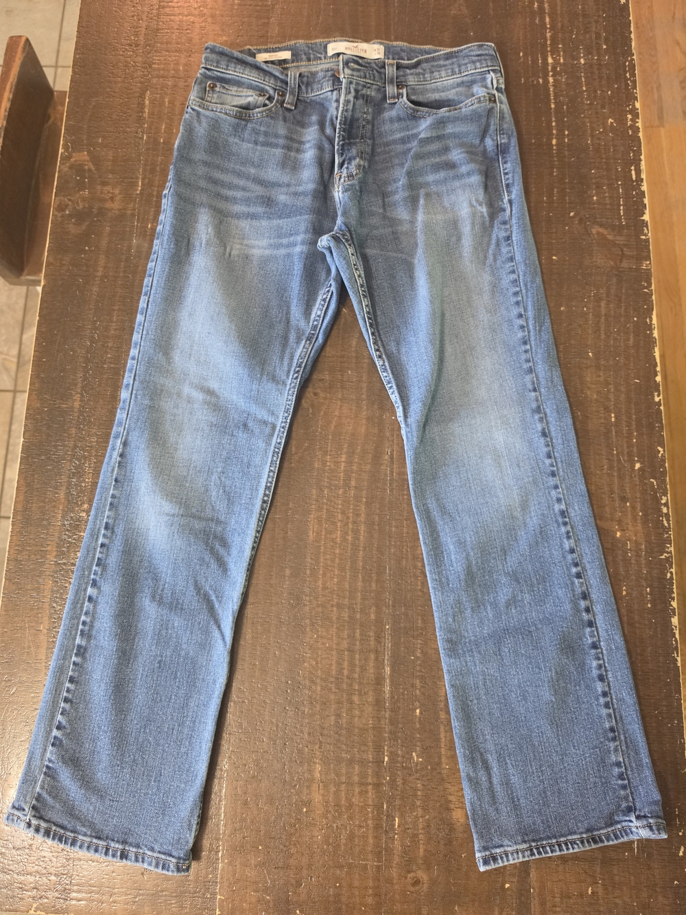 Hollister Straight Leg Light Blue Men’s Jeans 31x30